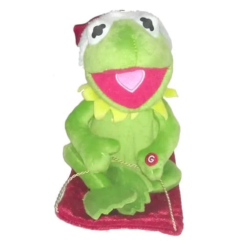 Disney Plush - Holiday Christmas Kermit The Frog - Wobblin' Toboggan 3 Disney Plush - Holiday Christmas Kermit The Frog - Wobblin' Toboggan