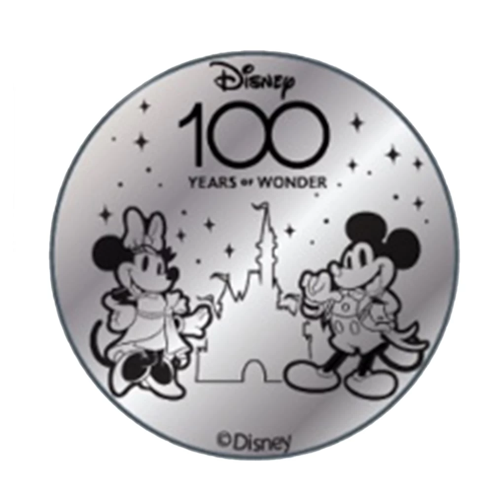 Disney World Pocket Token Coin - Disney100 Years Of Wonder - Mickey And Minnie Mouse 3 Disney World Pocket Token Coin - Disney100 Years Of Wonder - Mickey And Minnie Mouse