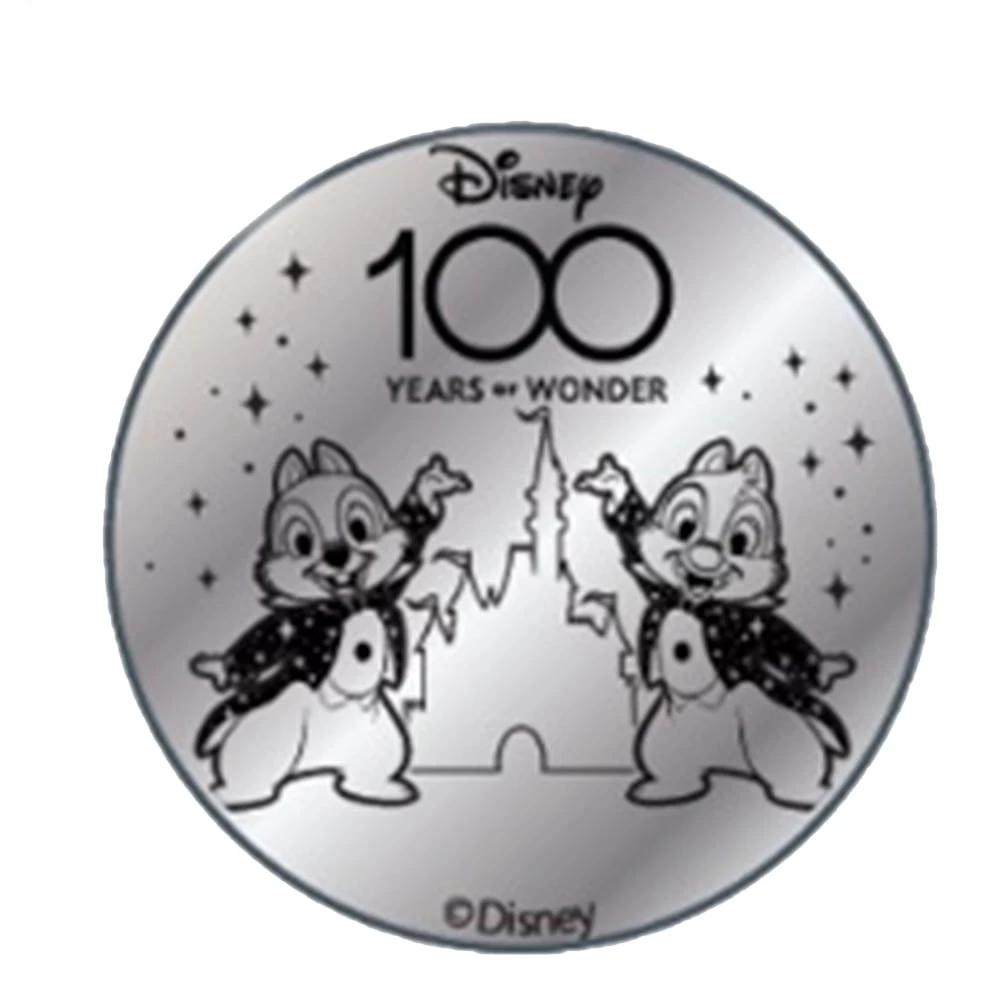 Disney World Pocket Token Coin - Disney100 Years Of Wonder - Chip N Dale 3 Disney World Pocket Token Coin - Disney100 Years Of Wonder - Chip N Dale