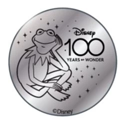 Disney World Pocket Token Coin - Disney100 Years Of Wonder - Kermit The Frog