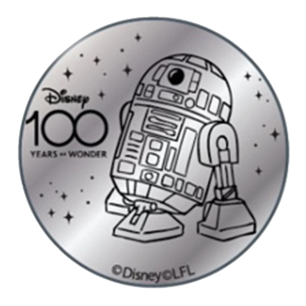 Disney World Pocket Token Coin - Disney100 Years Of Wonder - R2-D2 3 Disney World Pocket Token Coin - Disney100 Years Of Wonder - R2-D2