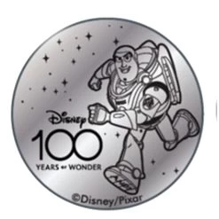 Disney World Pocket Token Coin - Disney100 Years Of Wonder - Buzz Lightyear