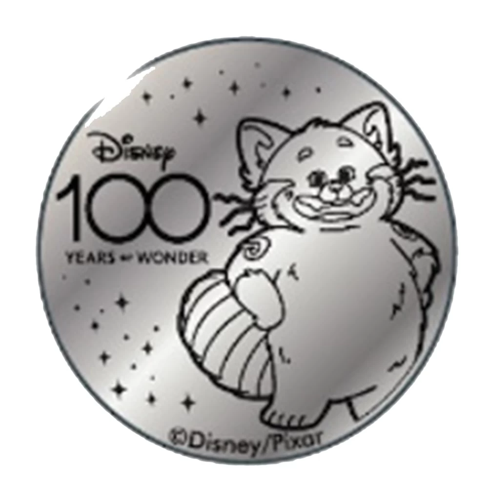 Disney World Pocket Token Coin - Disney100 Years Of Wonder - Turninig Red 3 Disney World Pocket Token Coin - Disney100 Years Of Wonder - Turninig Red