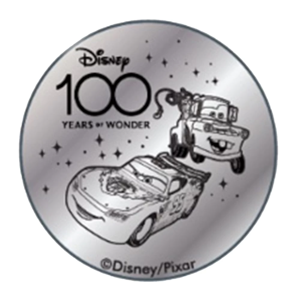 Disney World Pocket Token Coin - Disney100 Years Of Wonder - Lightning McQueen And Towmater 3 Disney World Pocket Token Coin - Disney100 Years Of Wonder - Lightning McQueen And Towmater