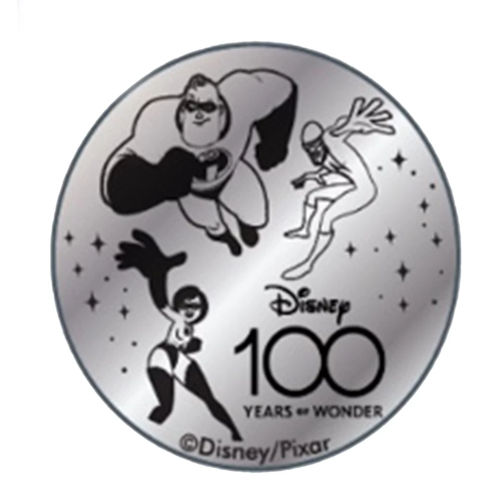 Disney World Pocket Token Coin - Disney100 Years Of Wonder - Incredibles 3 Disney World Pocket Token Coin - Disney100 Years Of Wonder - Incredibles