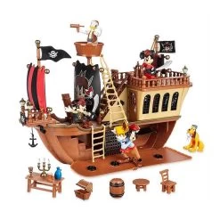 Disney Playset - Pirates Of The Caribbean Mickey And Friends Pirate Ship