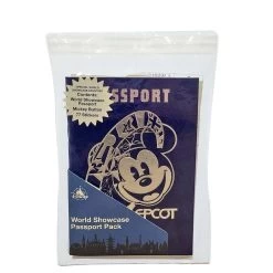 Disney Epcot Passport - World Showcase Sticker And Button Set