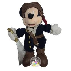 Disney Plush - Pirates Of The Caribbean - Mickey As Jack Sparrow