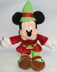 Disney Plush - Mickey - Santa Elf