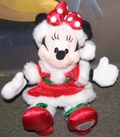 Disney Plush - 2008 - Christmas Holiday - Minnie Mouse