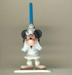 Disney Series 4 Star Wars Mini Figure - MICKEY MOUSE - LUKE SKYWALKER