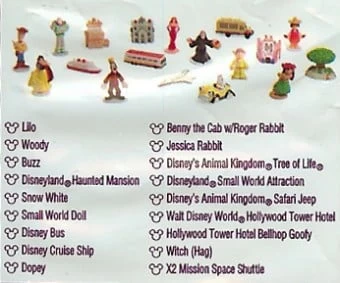 Disney Series 5 Mini Figure PURPLE Pack - 3 Random Figures 4 Disney Series 5 Mini Figure PURPLE Pack - 3 Random Figures - Image 2