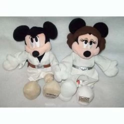 Disney Plush - Mickey & Minnie - Luke & Leia - LE 4000