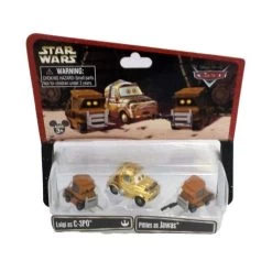 Disney Racers Car - CARS As Star Wars Luigi C-3PO Pitties As Jawas