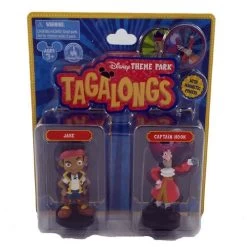 Disney Action Figure - Theme Park Tagalongs - Jake And Captain Hook