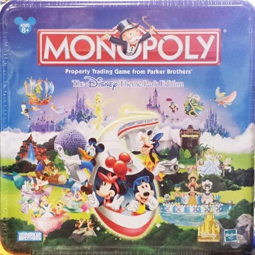 Disney Monopoly Game - The Disney Theme Park Edition - 1st Edition 3 Disney Monopoly Game - The Disney Theme Park Edition - 1st Edition
