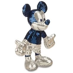 Disney Plush - Disneyland Diamond Celebration - Mickey Sequined - 11'' -Boutique Disney Toy Store 37767 1