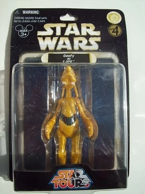 Disney Star Wars Figurine - 2010 Goofy - C-3PO 3 Disney Star Wars Figurine - 2010 Goofy - C-3PO