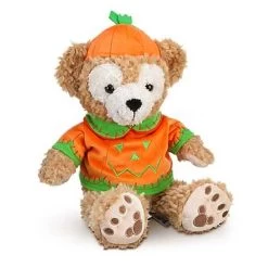 Disney Duffy Bear Plush - Halloween Pumpkin 2011 - 12'' H