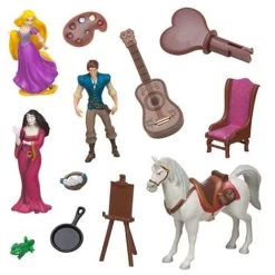 Disney Figurine Set - Rapunzel Tower Play Set - Tangled -Boutique Disney Toy Store 400007549494 2