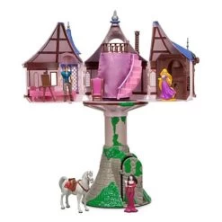 Disney Figurine Set - Rapunzel Tower Play Set - Tangled