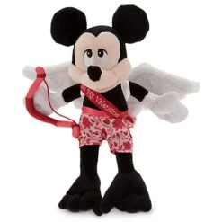 Disney Plush - Valentine's Day Mickey Mouse Cupid Plush - 9"