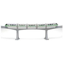 Disney Figurine Set - Walt Disney World Monorail Train Playset - Green