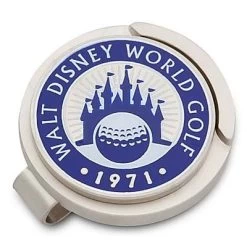 Disney Golf Ball Marker Clip With Marker - Walt Disney World 1971