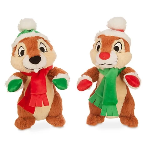 Disney Christmas Plush - Happy Holidays 2015 - Santa Chip & Dale 3 Disney Christmas Plush - Happy Holidays 2015 - Santa Chip & Dale