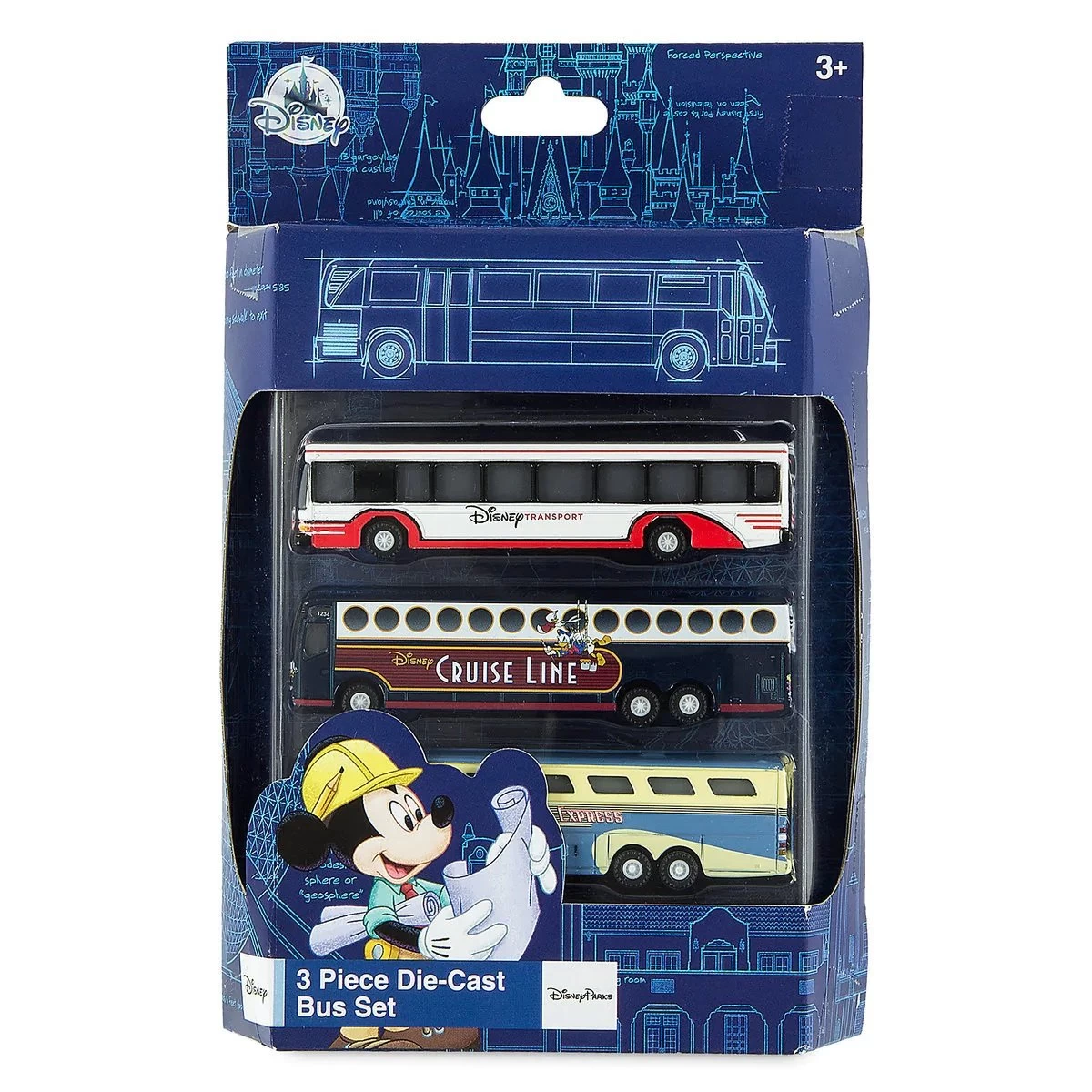 Disney Racers - Die-Cast Bus - Set Of 3 Buses 3 Disney Racers - Die-Cast Bus - Set Of 3 Buses