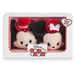 Disney Tsum Tsum Mini 3 1 / 2" Set - Valentine's Day 2017 Mickey +Minnie -Boutique Disney Toy Store 55906 s4