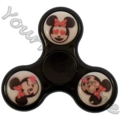 Disney Light Up Toy - Fidget Spinner - Emoji Minnie Black -Boutique Disney Toy Store 60156202