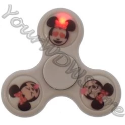 Disney Light Up Toy - Fidget Spinner - Emoji Minnie White 6 Disney Light Up Toy - Fidget Spinner - Emoji Minnie White -Boutique Disney Toy Store 60157202