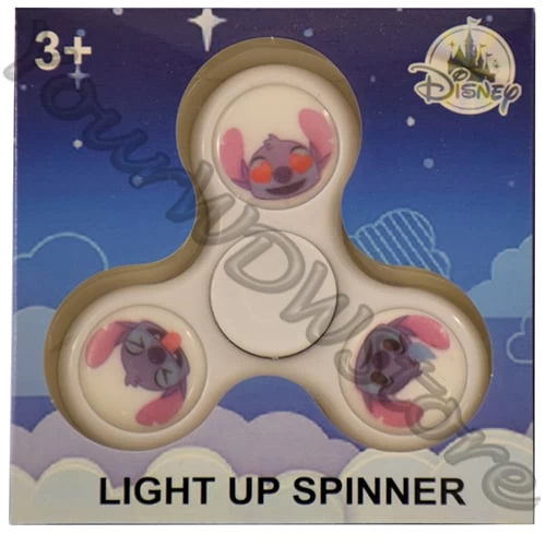 Disney Light Up Toy - Fidget Spinner - Emoji Stitch White 3 Disney Light Up Toy - Fidget Spinner - Emoji Stitch White