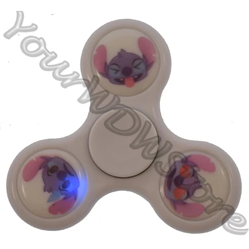 Disney Light Up Toy - Fidget Spinner - Emoji Stitch White 4 Disney Light Up Toy - Fidget Spinner - Emoji Stitch White - Image 2