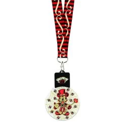 Disney Glow-in-the-Dark Lanyard - Mickey Mouse 2017 Happy Halloween