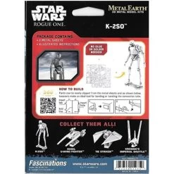 Disney 3D Model Kit - Star Wars Metal Earth - K-2SO -Boutique Disney Toy Store 61391a