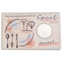 Disney Collectible Coin - 2017 Epcot Food And Wine Festival Passholder