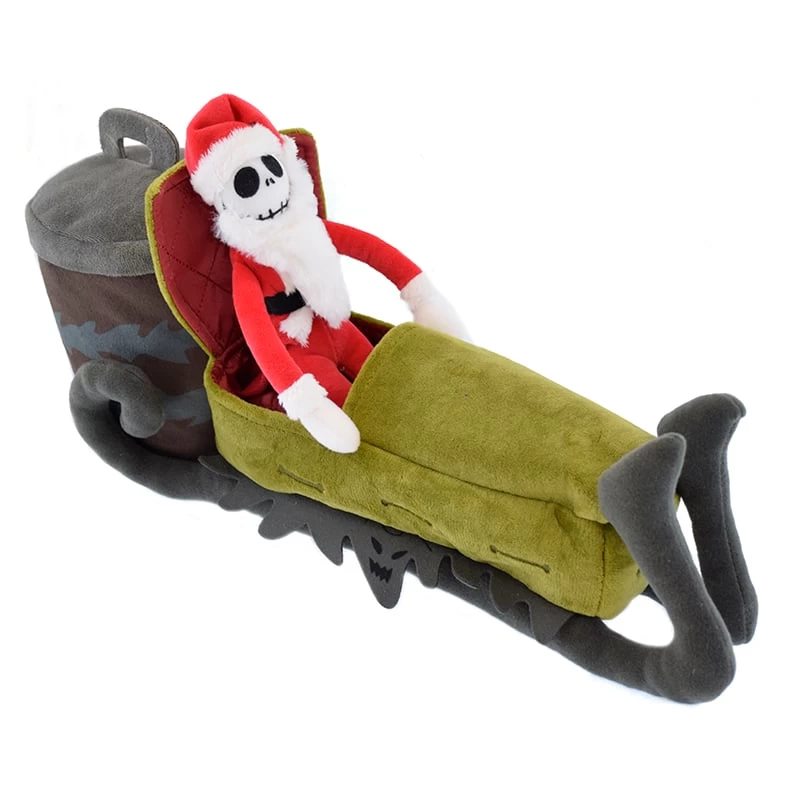 Disney Plush - Jack Skellington Nightmare Before Christmas - Sleigh 3 Disney Plush - Jack Skellington Nightmare Before Christmas - Sleigh