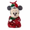 Disney Babies Plush - Baby Holiday Mickey With Blanket Pouch - 1st Christmas Castle -Boutique Disney Toy Store 78360 1s