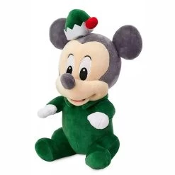 Disney Babies Plush - Baby Holiday Mickey With Blanket Pouch - 1st Christmas Castle -Boutique Disney Toy Store 78360 3s