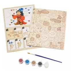 Disney 3D Wood Model & Paint Set - Sorcerer Mickey - Ink & Paint -Boutique Disney Toy Store 80511 2