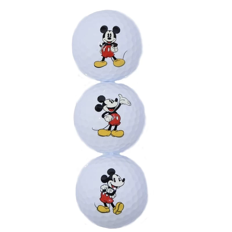 Disney Golf Balls - Mickey Mouse Golf Balls - 3 Pack 3 Disney Golf Balls - Mickey Mouse Golf Balls - 3 Pack