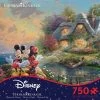 Disney Puzzle - Mickey And Minnie Mouse At Cottage By Thomas Kinkade -Boutique Disney Toy Store 82454
