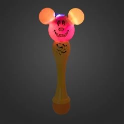 Disney Toy - Light-Up Bubble Wand - Mickey Mouse Halloween Pumpkin -Boutique Disney Toy Store 82889 1s