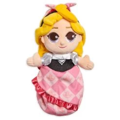 Disney Babies Plush Doll In Pouch - Sleeping Beauty - Aurora