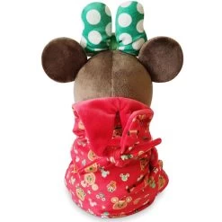 Disney Babies Plush Doll In Pouch - Holiday Baby Collection - Minnie Mouse -Boutique Disney Toy Store 84004b
