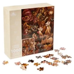 Disney Parks Puzzle - 1000 Pcs - Disney Cats And Dogs - Double Sided!