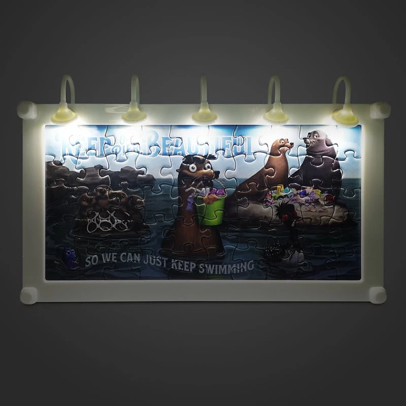 Disney Parks Puzzle - Light-Up Billboard - Finding Dory Sea Lions 4 Disney Parks Puzzle - Light-Up Billboard - Finding Dory Sea Lions - Image 2
