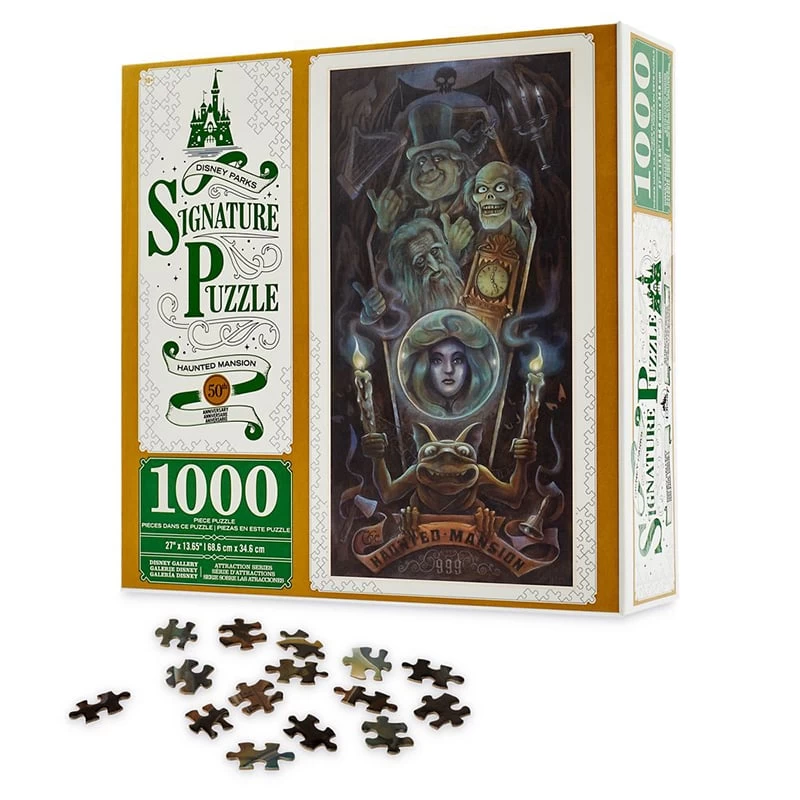 Disney Parks Signature Puzzle - 1000 Pcs - 50th Anniversary Haunted Mansion Madame Leota 3 Disney Parks Signature Puzzle - 1000 Pcs - 50th Anniversary Haunted Mansion Madame Leota